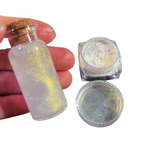 Multifunktionales Glitzerpulver, Schmuckherstellung, lebendige Farben für Harzherstellung, Bastelarbeiten, Glitzerpulver von ZwaitL