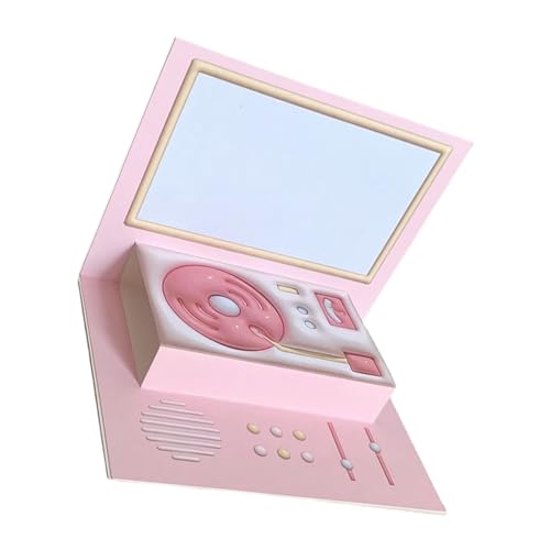 Popup-Karte zum Muttertag, 3D-Phonograph, Pop-Up-Geburtstagskarten mit Umschlag und abnehmbarer Notiz für Frauen, Mädchen, Großmutter von ZwaitL