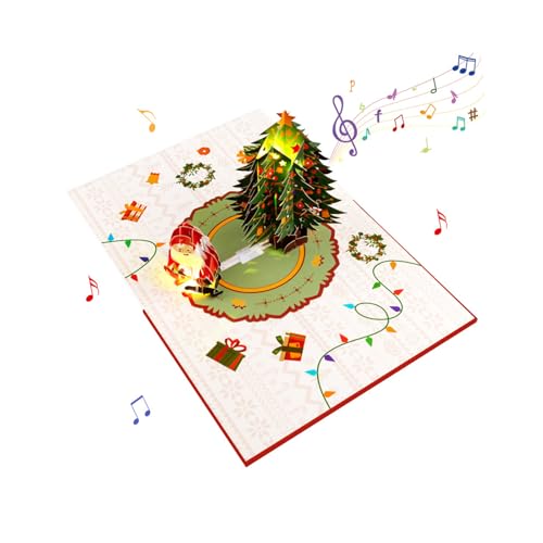 Popup Weihnachtskarte mit Licht und Musik Einladung Postkarte Festliche Urlaubskarte für Familie und Freunde Einzigartige Weihnachtskarten Popup Weihnachtskarte mit Licht und Musik Einladung Postkarte Festliche Urlaubskarte für Familie und Freunde Einzigartige Weihnachtskarten von ZwaitL