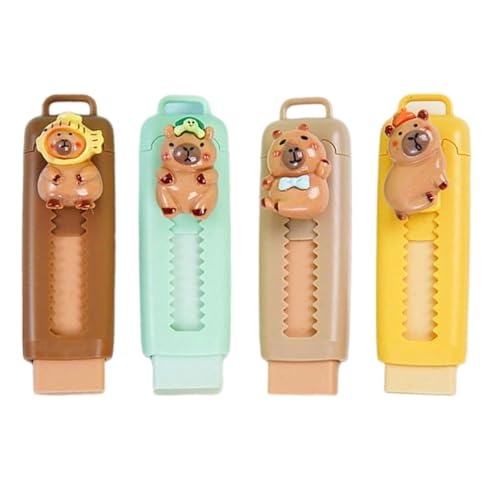 Radiergummi, einziehbar, nachfüllbar, für Kinder, Studenten, Schule, Kinder, 4 Stück Radiergummi, einziehbar, nachfüllbar, für Kinder, Studenten, Schule, Kinder, 4 Stück von ZwaitL
