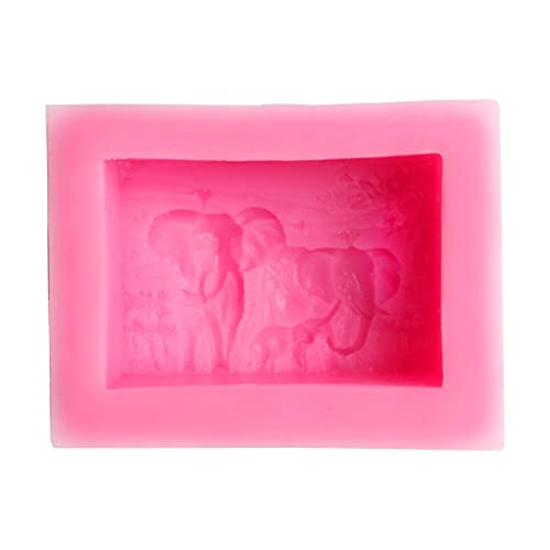 Seifenform mit Elefantenfamilie, handgefertigt, aus Silikon, für Seifenherstellung, Lotion, Babyparty, Duft, Seifen Seifenform mit Elefantenfamilie, handgefertigt, aus Silikon, für Seifenherstellung, Lotion, Babyparty, Duft, Seifen von ZwaitL