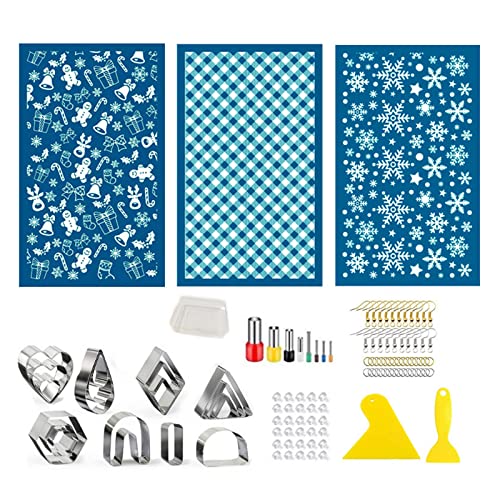 Siebdruck-Schablonen, wiederverwendbar, Siebdruck mit Rakel, Kreide, Pasten, Farbe, Siebdruck, Basteln, 112 Stück Siebdruck-Schablonen, wiederverwendbar, Siebdruck mit Rakel, Kreide, Pasten, Farbe, Siebdruck, Basteln, 112 Stück von ZwaitL