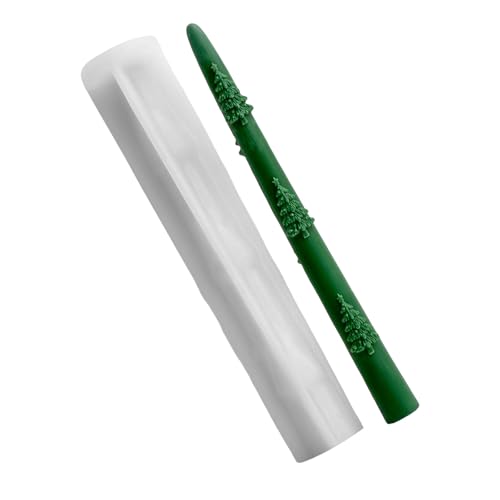 Silikonform mit Weihnachtsmotiv für Säulenseife, einfaches Entformen, Mehrzweck-Silikone für Epoxidharz, flexible Weihnachts-Silikonform von ZwaitL
