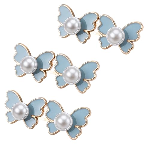 Stilvolle Schmetterlings-Taillenspanner 3 Stück verstellbare Schnalle für lose Jeans Hosen Cinching Fitness Pin Dekor Schnalle Pin von ZwaitL