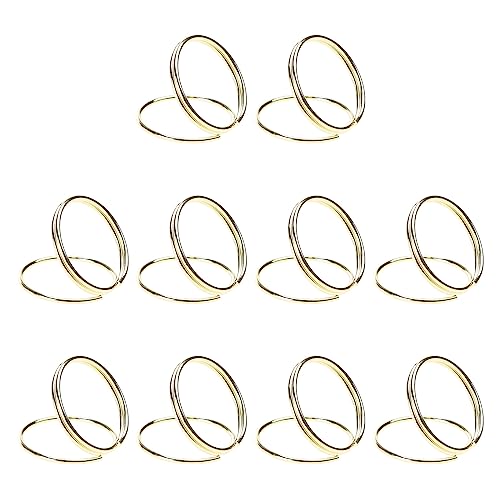 Tischkartenhalter aus Metall, Tischkartenhalter, Tischnummer, Foto, Bild-Clips für Tischdekoration, Hochzeit, 10 Stück von ZwaitL