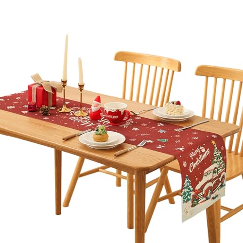 Tischläufer für Weihnachten, Partyzubehör für den Esstisch und Festivals, Zuhause, Feiern, Weihnachtsfeiern Tischläufer für Weihnachten, Partyzubehör für den Esstisch und Festivals, Zuhause, Feiern, Weihnachtsfeiern von ZwaitL