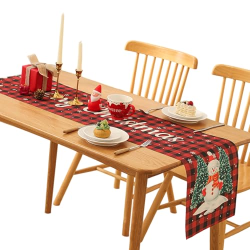 Tischläufer für Weihnachten, Partyzubehör für den Esstisch und Festivals, Zuhause, Feiern, Weihnachtsfeiern Tischläufer für Weihnachten, Partyzubehör für den Esstisch und Festivals, Zuhause, Feiern, Weihnachtsfeiern von ZwaitL