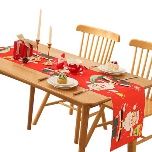 Tischläufer für Weihnachten, Partyzubehör für den Esstisch und Festivals, Zuhause, Feiern, Weihnachtsfeiern Tischläufer für Weihnachten, Partyzubehör für den Esstisch und Festivals, Zuhause, Feiern, Weihnachtsfeiern von ZwaitL