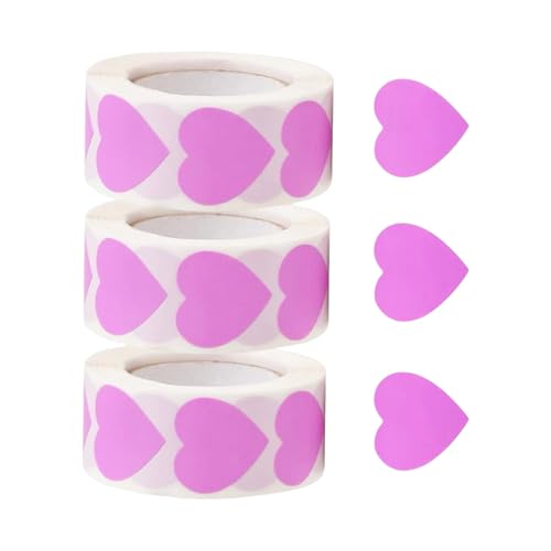 Valentinstags-Aufkleber, 25 mm, Herz-Aufkleber, selbstklebende Verpackungsetiketten für Umschläge, Etui, Valentinstagskarten, 1500 Stück Valentinstags-Aufkleber, 25 mm, Herz-Aufkleber, selbstklebende Verpackungsetiketten für Umschläge, Etui, Valentinstagskarten, 1500 Stück von ZwaitL
