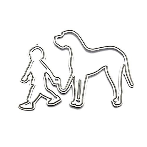Walk The Dog Metall-Stanzschablone für Bastelarbeiten, Karbonstahl, Prägeschablone, Scrapbooking, für Karten, Stanzformen Walk The Dog Metall-Stanzschablone für Bastelarbeiten, Karbonstahl, Prägeschablone, Scrapbooking, für Karten, Stanzformen von ZwaitL