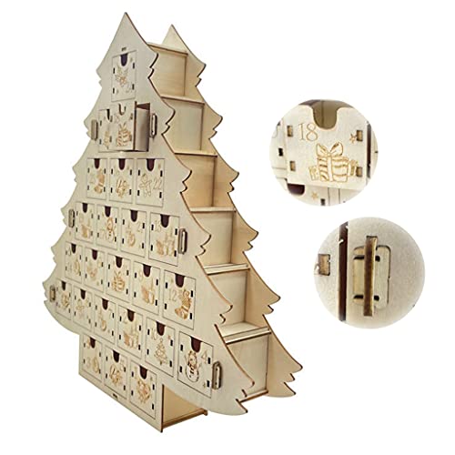 Weihnachtsbaum Weihnachten Holz Weihnachten Countdown Kalender 24 Tage Party Dekor Adventskalender 24 Aufbewahrungsschubladen Weihnachtsbaum Weihnachten Holz Weihnachten Countdown Kalender 24 Tage Party Dekor Adventskalender 24 Aufbewahrungsschubladen von ZwaitL