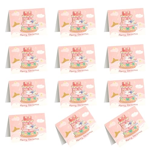 Weihnachtsgrußkarten für Familie, Freunde, Kinder, Urlaubsgrußkarten, 9,1 x 12,7 cm, für Weihnachten, Geburtstag, Party, handgefertigte Weihnachtskarten, 30 Stück Weihnachtsgrußkarten für Familie, Freunde, Kinder, Urlaubsgrußkarten, 9,1 x 12,7 cm, für Weihnachten, Geburtstag, Party, handgefertigte Weihnachtskarten, 30 Stück von ZwaitL