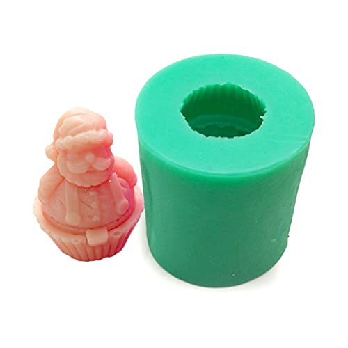 Weihnachtsmann-Silikonformen, 3D-Weihnachtsmann, handgefertigte Seifenform, Gießen für Kuchendekoration, Dekoration Weihnachtsmann-Silikonformen, 3D-Weihnachtsmann, handgefertigte Seifenform, Gießen für Kuchendekoration, Dekoration von ZwaitL