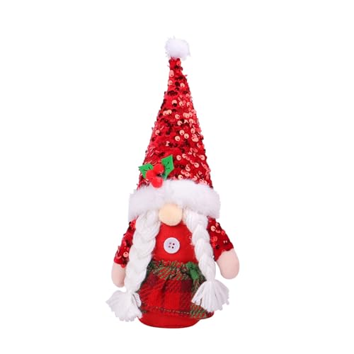 Weihnachtspailletten, spitzer Hut, Zwerge, Dekoration mit Sand gefüllter Basis, funkelnde Pailletten, Hut, Zwerge, Tischdekoration, schimmerndes Festival, Plüsch Weihnachtspailletten, spitzer Hut, Zwerge, Dekoration mit Sand gefüllter Basis, funkelnde Pailletten, Hut, Zwerge, Tischdekoration, schimmerndes Festival, Plüsch von ZwaitL
