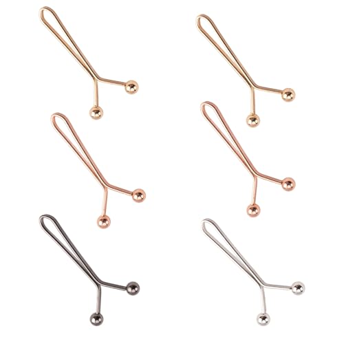 Wiederverwendbarer Taillenmieder mit Clip, Legierung, Taillenstraffer, Jeansknöpfe, Pin für verschiedene Kleidungsstile, 6 Stück Wiederverwendbarer Taillenmieder mit Clip, Legierung, Taillenstraffer, Jeansknöpfe, Pin für verschiedene Kleidungsstile, 6 Stück von ZwaitL