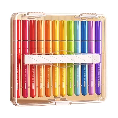 ZwaitL 12/24 Farben, schnell trocknender Acrylstift, Zeichenstifte, Acrylfarben-Marker, Malstift für Kinder, Graffiti-Marker, Kunstbedarf für Kinder von ZwaitL