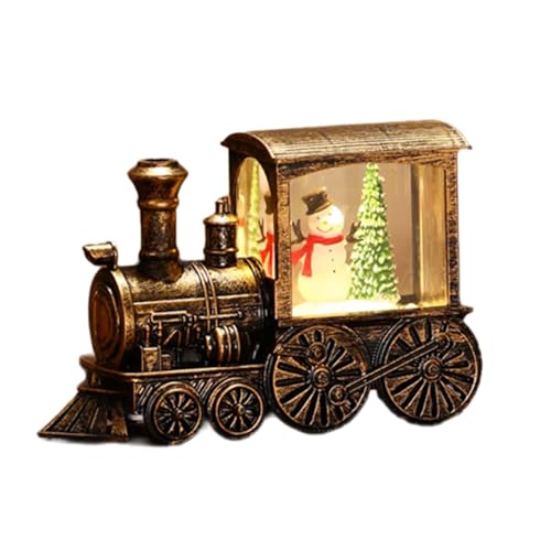 ZwaitL Dekorativer Weihnachtszug mit Lichtern, Miniatur-Zug-Display für saisonale Tischdekorationen, Partyzubehör ZwaitL Dekorativer Weihnachtszug mit Lichtern, Miniatur-Zug-Display für saisonale Tischdekorationen, Partyzubehör von ZwaitL