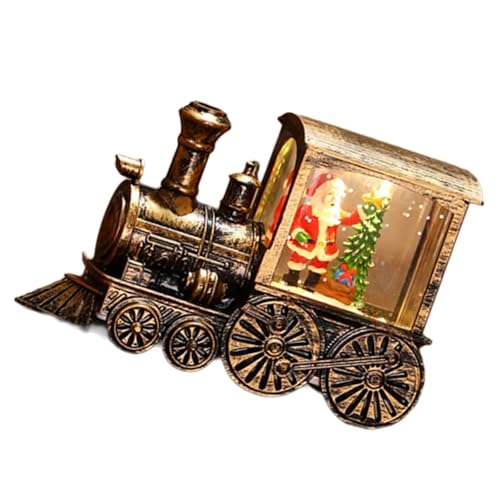 ZwaitL Dekorativer Weihnachtszug mit Lichtern, Miniatur-Zug-Display für saisonale Tischdekorationen, Partyzubehör ZwaitL Dekorativer Weihnachtszug mit Lichtern, Miniatur-Zug-Display für saisonale Tischdekorationen, Partyzubehör von ZwaitL