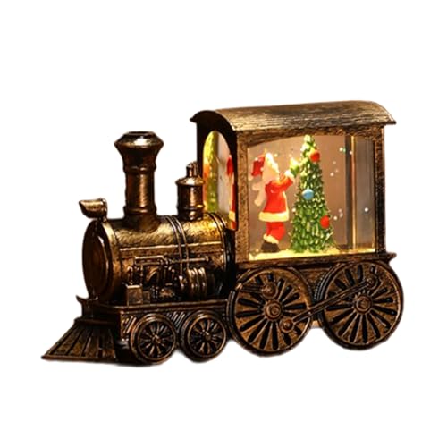 ZwaitL Dekorativer Weihnachtszug mit Lichtern, Miniatur-Zug-Display für saisonale Tischdekorationen, Partyzubehör ZwaitL Dekorativer Weihnachtszug mit Lichtern, Miniatur-Zug-Display für saisonale Tischdekorationen, Partyzubehör von ZwaitL