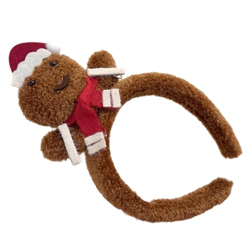 ZwaitL Haarreif mit Weihnachtsmotiv, Festival-Requisiten, Plüschbär, saisonales Haarband, Urlaubsrequisiten, Weihnachtsfeiertags-Kopfbedeckung ZwaitL Haarreif mit Weihnachtsmotiv, Festival-Requisiten, Plüschbär, saisonales Haarband, Urlaubsrequisiten, Weihnachtsfeiertags-Kopfbedeckung von ZwaitL