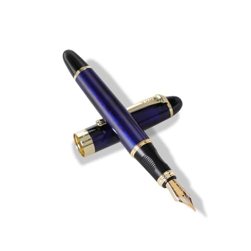 ZwaitL Kalligraphie-Stift, 0,5 mm, Füllfederhalter, Metall, Geschäft, glattes Schreiben, Unterschreiben, Schulbedarf zum Schreiben, Kalligraphie-Füllfederhalter, glattes Schreibwaren für Teenager ZwaitL Kalligraphie-Stift, 0,5 mm, Füllfederhalter, Metall, Geschäft, glattes Schreiben, Unterschreiben, Schulbedarf zum Schreiben, Kalligraphie-Füllfederhalter, glattes Schreibwaren für Teenager von ZwaitL