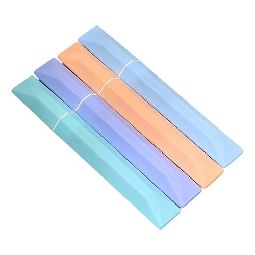 ZwaitL Textmarker, weich, abgeschrägte Spitze, Textmarker, Marker für Scrapbooking, Tagebuch, Planer, Kalender, Kartenherstellung, 4 Farben ZwaitL Textmarker, weich, abgeschrägte Spitze, Textmarker, Marker für Scrapbooking, Tagebuch, Planer, Kalender, Kartenherstellung, 4 Farben von ZwaitL
