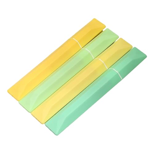 ZwaitL Textmarker, weich, abgeschrägte Spitze, Textmarker, Marker für Scrapbooking, Tagebuch, Planer, Kalender, Kartenherstellung, 4 Farben ZwaitL Textmarker, weich, abgeschrägte Spitze, Textmarker, Marker für Scrapbooking, Tagebuch, Planer, Kalender, Kartenherstellung, 4 Farben von ZwaitL