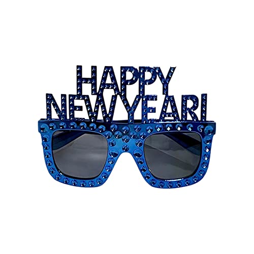 ZwaitL Weihnachtsdekorationen Happy New Year Brille Rahmen Brille Erwachsene Kinder Weihnachtsgeschenke Dekor Neujahr Noel Navidad von ZwaitL