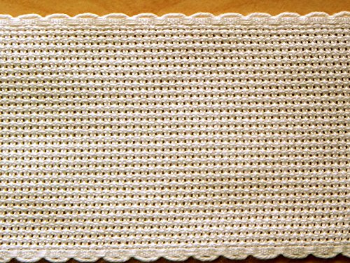 Aida Band 50 mm (5,1 cm) cremefarben 16 Count Preis pro m von Zweigart