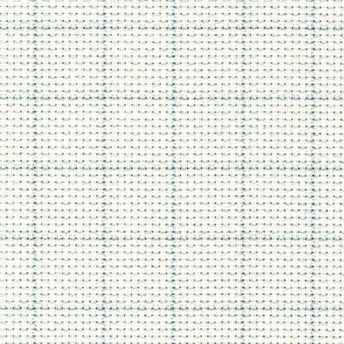 Zweigart Easy Count 1219 Fat Quarter Aida-Stoff, 55 x 50 cm, Weiß, 16 Stück von Zweigart