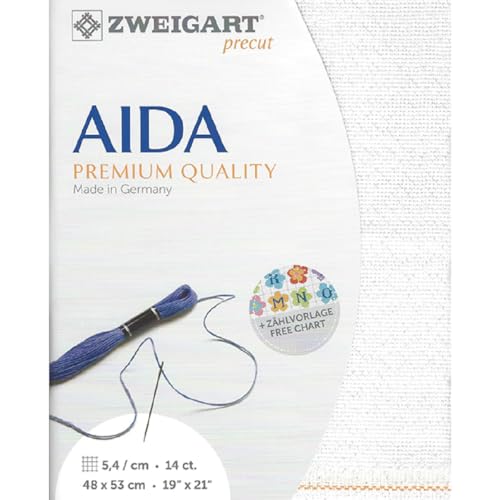 Zweigart Precut Aida-Star col.11 Stoffzuschnitt, 48 x 68 cm von Zweigart