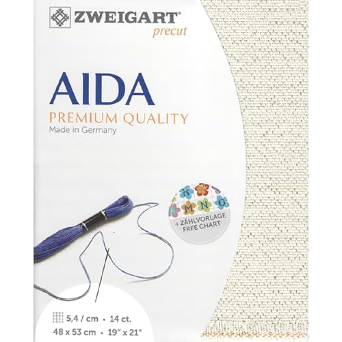 Zweigart Precut Aida-Star col.118 Stoffzuschnitt, 48 x 68 cm Zweigart Precut Aida-Star col.118 Stoffzuschnitt, 48 x 68 cm von Zweigart