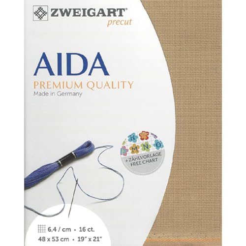 Zweigart Precut Aida col.300 Stoffzuschnitt, 48 x 68 cm Zweigart Precut Aida col.300 Stoffzuschnitt, 48 x 68 cm von Zweigart