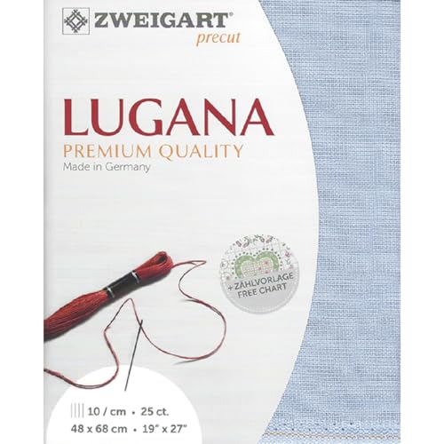 Zweigart Precut Lugana col.501 Stoffzuschnitt, 48 x 68 cm Zweigart Precut Lugana col.501 Stoffzuschnitt, 48 x 68 cm von Zweigart