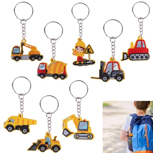 Zwenjuan 8 Stück Traktor Schlüsselanhänger Set Lustige Baufahrzeuge Anhänger für Kinder Landwirte Glücksbringer Deko für Baustellen-Party Geburtstags-Giveaways & Gastgeschenke Zwenjuan 8 Stück Traktor Schlüsselanhänger Set Lustige Baufahrzeuge Anhänger für Kinder Landwirte Glücksbringer Deko für Baustellen-Party Geburtstags-Giveaways & Gastgeschenke von Zwenjuan