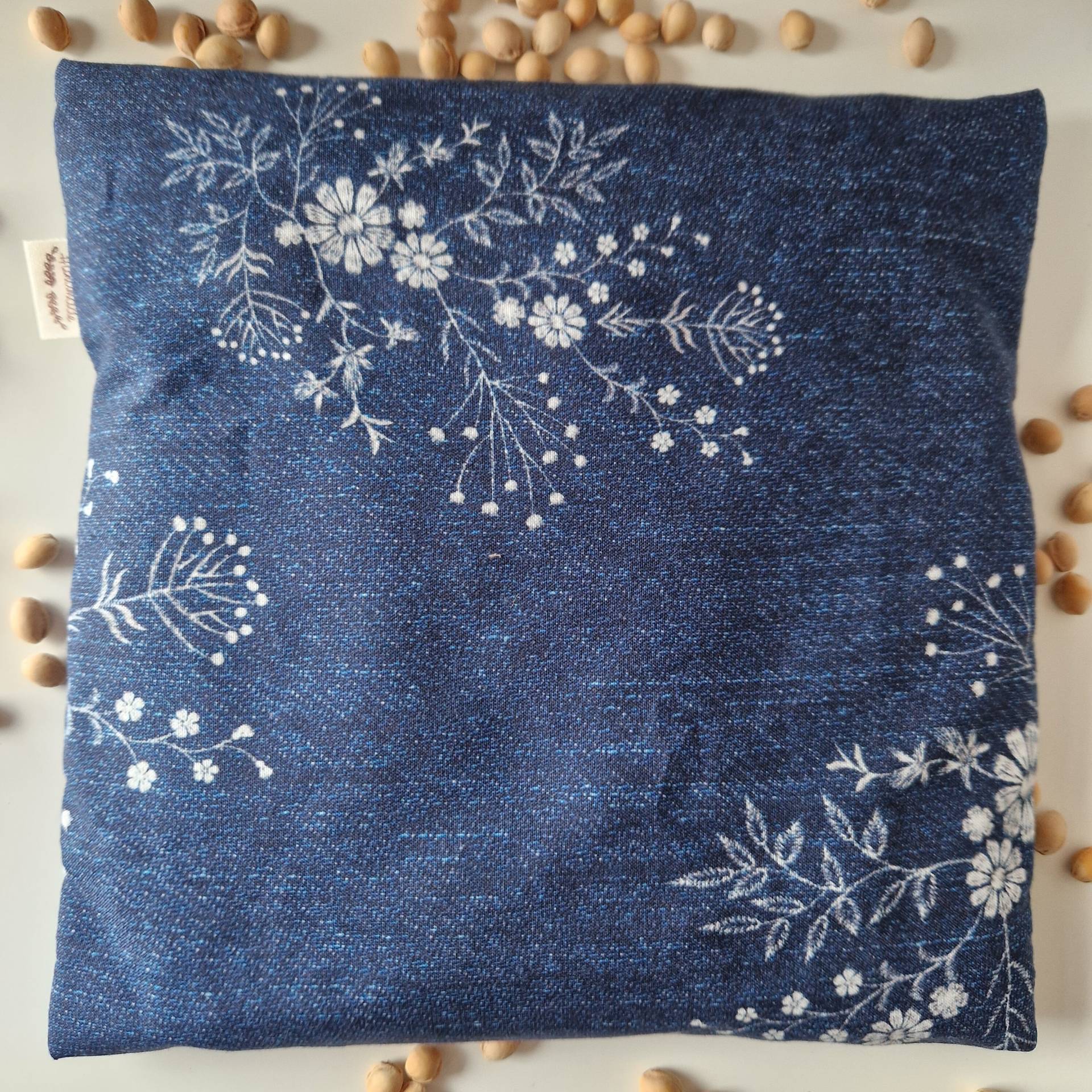 Kirschkernkissen Körnerkissen Wärmekissen Jeansblau Weiß Geschenkidee Kissen Und Bezug Auf Wunsch Ersatzbezug Kirschkernkissen Körnerkissen Wärmekissen Jeansblau Weiß Geschenkidee Kissen Und Bezug Auf Wunsch Ersatzbezug von Zwergennaehstube
