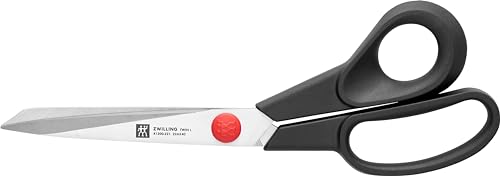 ZWILLING TWIN L Schneiderschere - Schere, Stoffschere aus rostfreiem Edelstahl mit Glasfaser verstärktem Griff, 22 CM, Schwarz-Silber ZWILLING TWIN L Schneiderschere - Schere, Stoffschere aus rostfreiem Edelstahl mit Glasfaser verstärktem Griff, 22 CM, Schwarz-Silber von ZWILLING