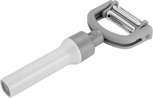 ZWILLING Z-Cut 5-in-1 Sparschäler, Länge: 19 cm, Für Links- und Rechtshänder geeignet, Rostfreier Edelstahl und Kunststoff, Grau ZWILLING Z-Cut 5-in-1 Sparschäler, Länge: 19 cm, Für Links- und Rechtshänder geeignet, Rostfreier Edelstahl und Kunststoff, Grau von Zwilling