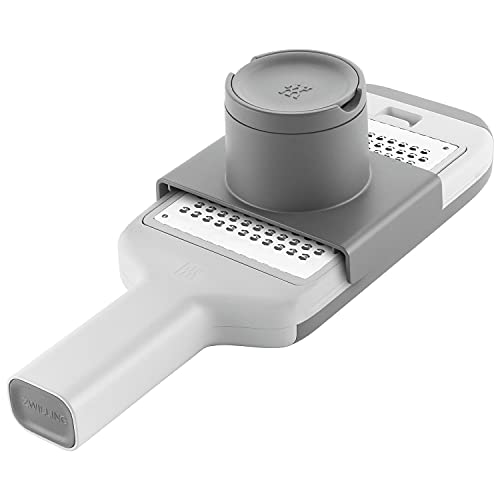 ZWILLING Z-Cut Multi-Reibe, Multifunktional, Edelstahl, 4 austauschbare Klingeneinsätze, Zwei-Wege-Reibtechnologie, Integrierte Auffangschale, Grau ZWILLING Z-Cut Multi-Reibe, Multifunktional, Edelstahl, 4 austauschbare Klingeneinsätze, Zwei-Wege-Reibtechnologie, Integrierte Auffangschale, Grau von ZWILLING