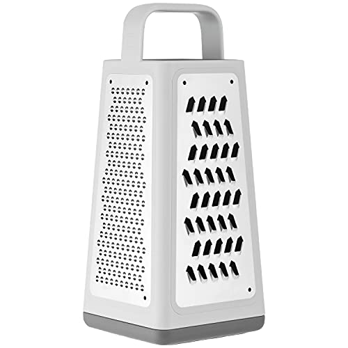 ZWILLING Z-Cut Vierkantreibe 11L x 11B x 26H cm, mit Zwei-Wege-Reibtechnologie, Auffangschale, Edelstahlklinge, 4 Reibeflächen, Kartoffelreibe, Parmesanreibe, Gemüsehobel, spülmaschinengeeignet Grau ZWILLING Z-Cut Vierkantreibe 11L x 11B x 26H cm, mit Zwei-Wege-Reibtechnologie, Auffangschale, Edelstahlklinge, 4 Reibeflächen, Kartoffelreibe, Parmesanreibe, Gemüsehobel, spülmaschinengeeignet Grau von ZWILLING