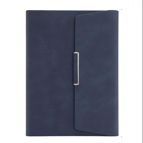 Zxarunas notitzbuch A5-Notizbuch, 8,38 × 5,38 Zoll, Tagebuch, PU-Leder, Notizblock, 80 Seiten, for Männer und Frauen, for Schreiben von Büro- und Studienbedarf notizblöcke(Bleu) von Zxarunas