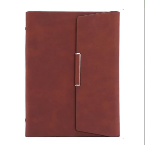 Zxarunas notitzbuch A5-Notizbuch, 8,38 × 5,38 Zoll, Tagebuch, PU-Leder, Notizblock, 80 Seiten, for Männer und Frauen, for Schreiben von Büro- und Studienbedarf notizblöcke(Bruin) von Zxarunas