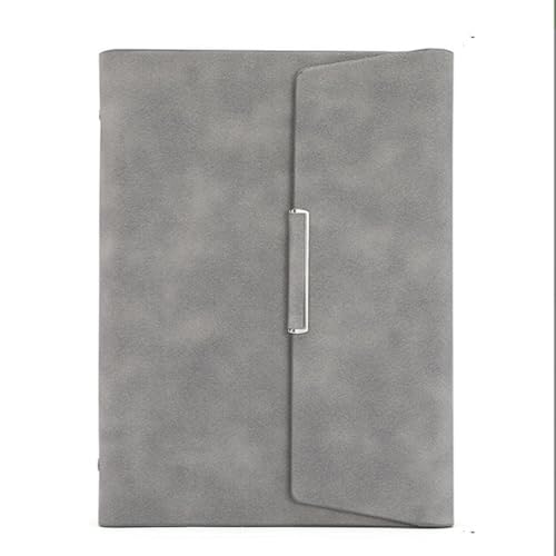 Zxarunas notitzbuch A5-Notizbuch, 8,38 × 5,38 Zoll, Tagebuch, PU-Leder, Notizblock, 80 Seiten, for Männer und Frauen, for Schreiben von Büro- und Studienbedarf notizblöcke(Grey) von Zxarunas