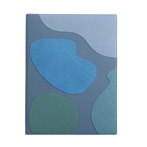 Zxarunas notitzbuch A5-Notizbuch, 8,38 × 5,38 Zoll, weiches Leder, bunte Spleißen, Pu-Lederoberfläche, Studenten-Handbuch for inspirierende Tagebücher notizblöcke(Bleu) von Zxarunas
