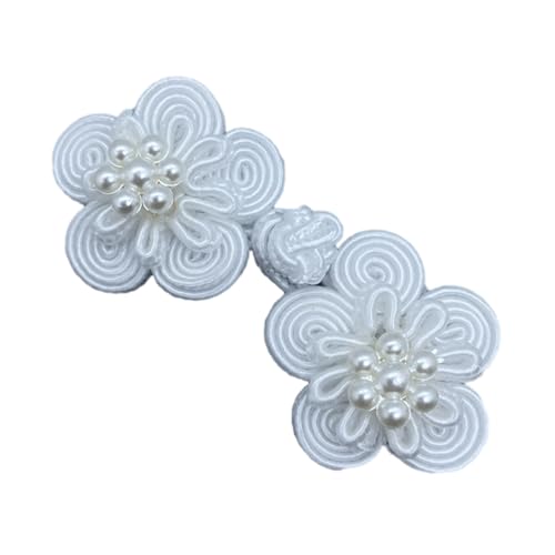 10 Paar Blumen Frosch Knöpfe für chinesische traditionelle Kleidung Handwerk Zubehör Frosch Knöpfe Chinesisch Cheongsam von Zxfdsfdbnm