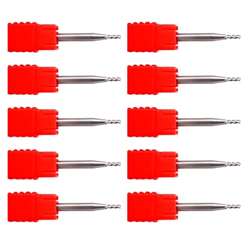 10 x Stahlfräser mit drei Rillen, für Aluminium, hervorragende Verschleißfestigkeit und Genauigkeit 10 x Stahlfräser mit drei Rillen, für Aluminium, hervorragende Verschleißfestigkeit und Genauigkeit von Zxfdsfdbnm