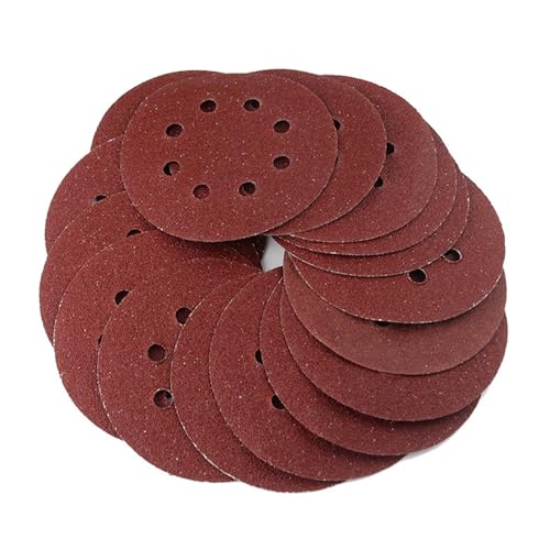 100 Stück 12,7 cm 8-Loch-Schleifscheiben, Schleifscheiben, Schleifscheiben, Schleifscheiben, Schleifpapier-Sortimente für Rotationswerkzeug 100 Stück 12,7 cm 8-Loch-Schleifscheiben, Schleifscheiben, Schleifscheiben, Schleifscheiben, Schleifpapier-Sortimente für Rotationswerkzeug von Zxfdsfdbnm
