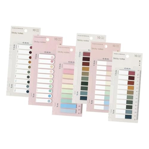 120 Stück farbige Klebeetiketten, Haftnotizen, Seitenmarker, Lesezeichen, beschreibbare Klebeetiketten zum Markieren, Hervorheben 120 Stück farbige Klebeetiketten, Haftnotizen, Seitenmarker, Lesezeichen, beschreibbare Klebeetiketten zum Markieren, Hervorheben von Zxfdsfdbnm