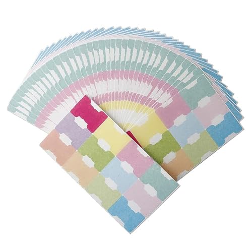 120 Stück selbstklebende Etiketten, beschreibbar, farbige Etiketten, Seitenmarkierer für Notizbuch, Tagebuch, Planer 120 Stück selbstklebende Etiketten, beschreibbar, farbige Etiketten, Seitenmarkierer für Notizbuch, Tagebuch, Planer von Zxfdsfdbnm