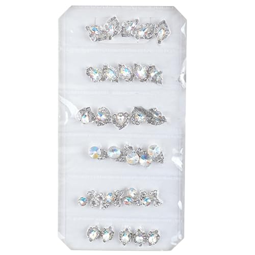 3D-Metallnägel, Schmuck, Maniküre, Aufkleber, Kristall, Kunst, Strasssteine, Dekoration, Strass-Zubehör 3D-Metallnägel, Schmuck, Maniküre, Aufkleber, Kristall, Kunst, Strasssteine, Dekoration, Strass-Zubehör von Zxfdsfdbnm